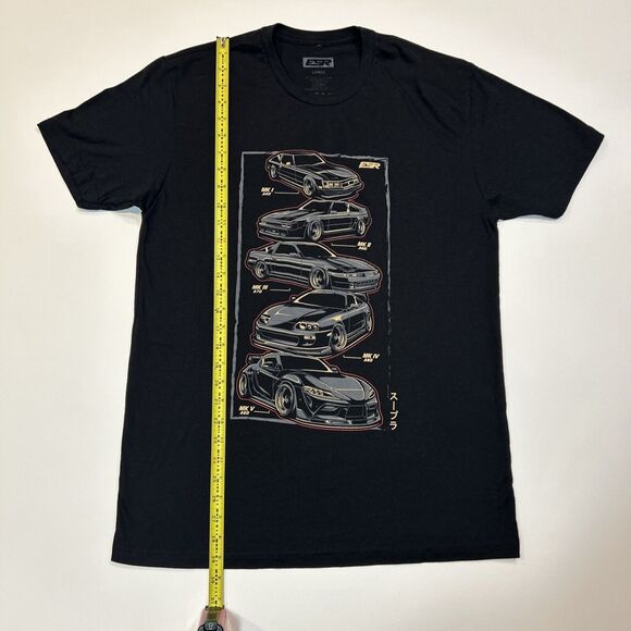 ESR Racing Shirt Adult Large Black MK Car Auto Racing Tee Logo Men - Picture 11 of 12